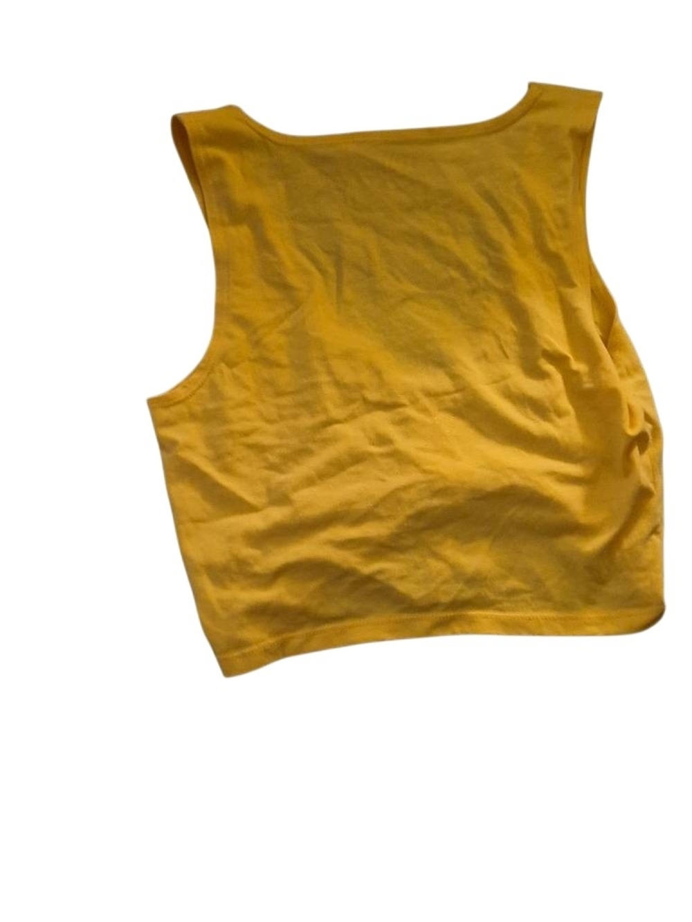 PacSun Cropped Yellow Tank Top